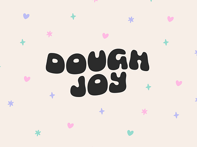 Dough Joy brand identity branding expert donut shop logo design vegan donuts