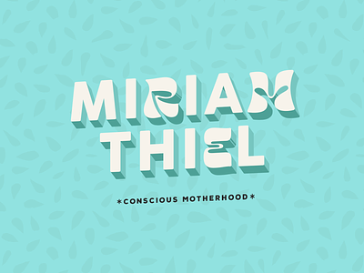 Miriam Thiel brand identity branding expert colourful brand graphic designer typography