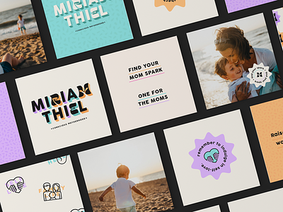 Miriam Thiel brand identity brand identity design business cards typography