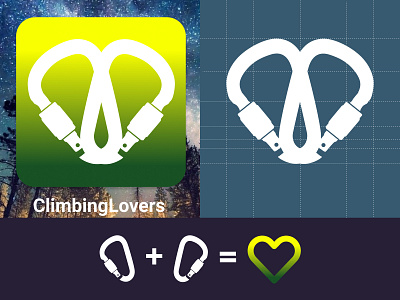 Making of the ClimbingLovers logo :)