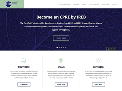 IREB Redesign design interface redesign ui ux web webdesign