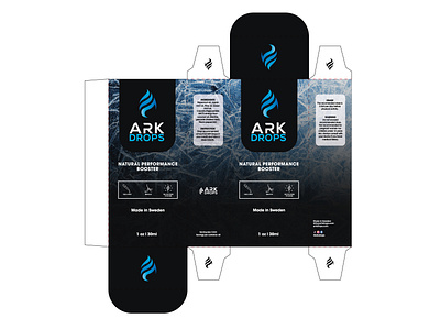 Ark drops packaging Design for their new product 3d ark drops packaging design box packaging design brand product branding creative design design graphic design illustration product design