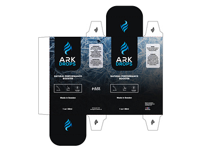Ark drops packaging Design for their new product