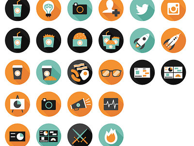 icons icons icons icons illustration simple