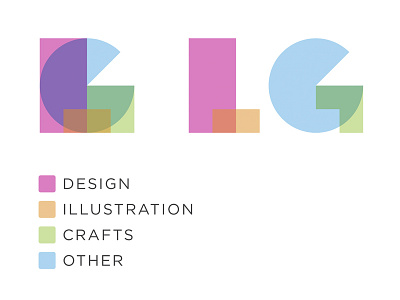 LG logo design design geometric logo vector