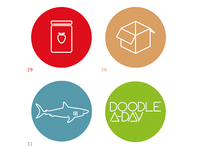 Doodle A Day March : Days 29 - 31 ai doodle doodleaday icon illustrator vector