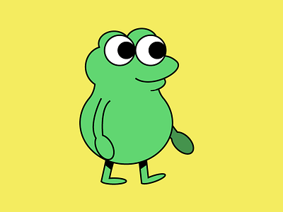 ED alien character frog illustration