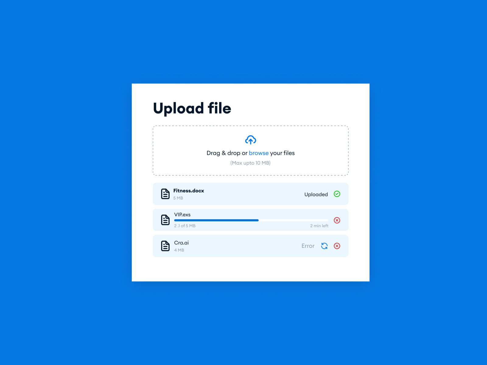 File Upload by Duy Anh ( Edward) on Dribbble