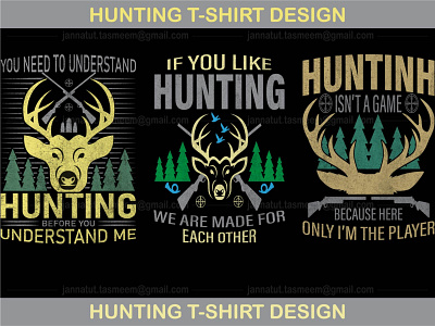 Hunting T-Shirt Design dear design graphic design gun hunting t shirt