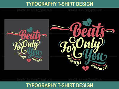 Typography T-Shirt Design design graphic design t shirt typography