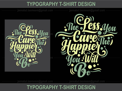 Typography T-Shirt Design design graphic design t shirt typography