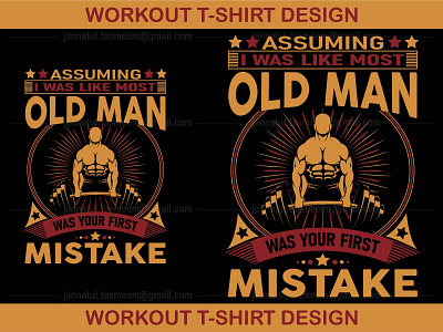 Workout T-Shirt Design