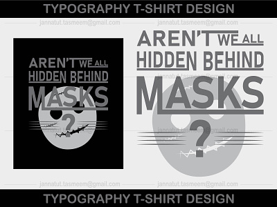 Typography T-Shirt Design design graphic design message t-shirt t-shirt design tee type typography vector