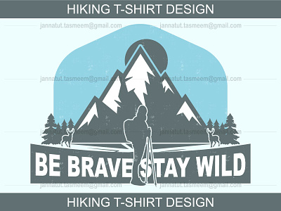 Hiking/Adventure T-Shirt Design adventure design graphic design hiking illustration mountain print t-shirt tshirtdesign type typography vector