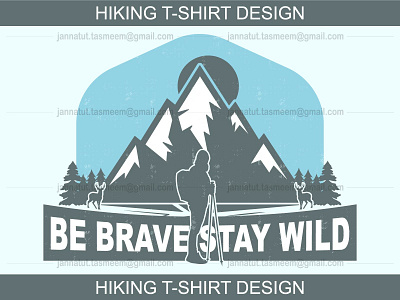 Hiking/Adventure T-Shirt Design adventure design graphic design hiking illustration mountain print t shirt tshirtdesign type typography vector