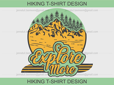 Hiking/Adventure T-Shirt Design