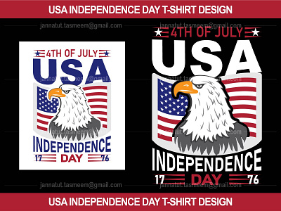 USA INDEPENDENCE DAY T-SHIRT DESIGN