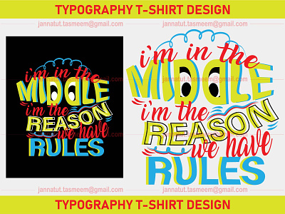 Typography T-shirt Design design funny tshirt graphic design print t-shirt tshirtdesign typography typography tshirt vector