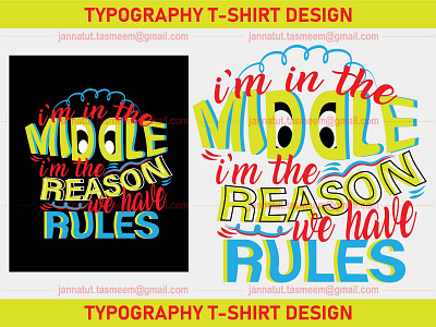 Typography T-shirt Design design funny tshirt graphic design print t shirt tshirtdesign typography typography tshirt vector