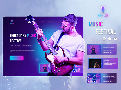 Unparalleled🔥 UI Designs for Live Music🎸 Concert App apple artist clean design concert inspiration live minimal music music app music web netflix play playlist radio spotify ui ux uiux web music webdesign