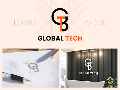 Layouts🗺️ for Global Tech💻 (IT Company Branding) adobe app brand art brand brand agency brand and identity brand identity branding design designer export graphics identity illustrator logo photoshop typography