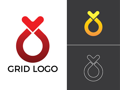 grid logo graphicdesign icon illustration logo logo design logodesign minimalist logo vector