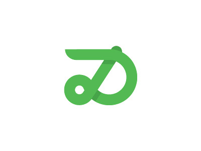 Home goods store branding d green icon logos logotype symbol