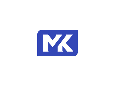 Mk goroup brand design finance invest k logo logotype m money