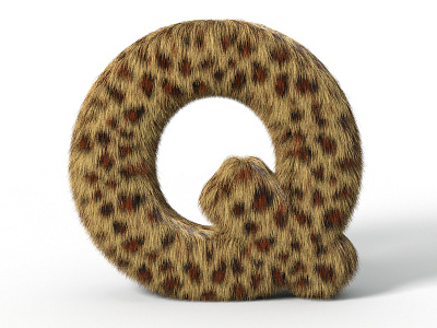 Fur Q 3d fur shader leopard modo