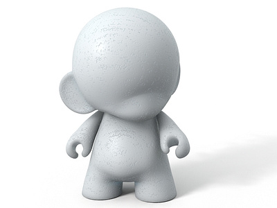 Munny 02 3d character dumb modo no retouching