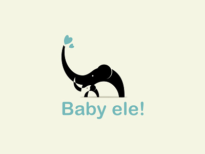 Baby ele! | pet logo design branding elephant logo. illustration logo logo design logobrand logodesigner logodesigns logoinspiration logomaker logomark logos logotype minimal logo minimalist logo modern logo pet care pet logo