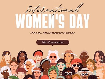 International Women's Day - Jaraware Infosoft happywomensday2022 jaraware jarawareinfosoft