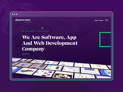 WE ARE SOFTWARE, MOBILE APP AND WEBSITE DEVELOPMENT COMPANY branding design jaraware jarawareinfosoft