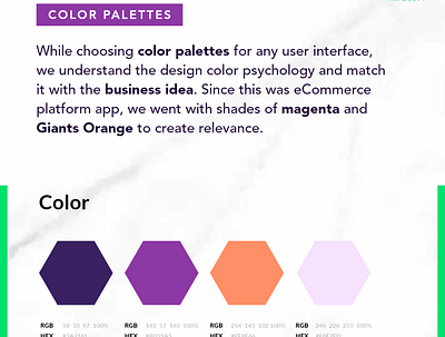 Koliive eCommerce Platform - Color Palette (Jaraware Infosoft) app branding illustration jaraware jarawareinfosoft ui ux