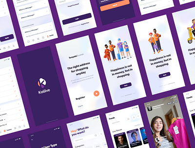 Koliive eCommerce Platform - (Android app | iOS app | Website) app design jaraware jarawareinfosoft ui ux