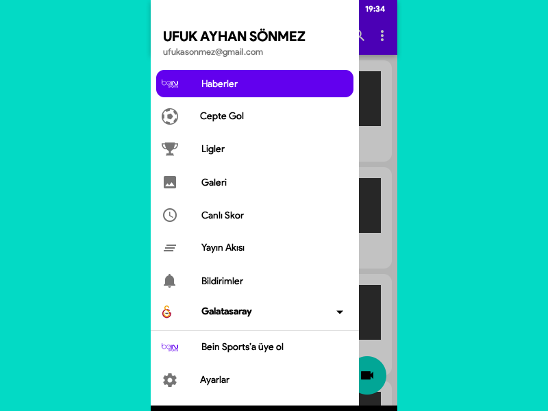 beIN Sports - redesign android material design 2 beinsports app redesign ux ui branding material design