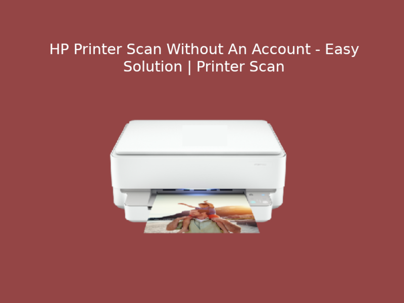 hp scan without account