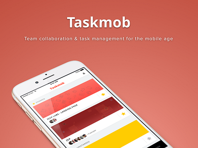 Taskmob app design calendar chat direct messages file sharing flat design messaging mobile app modern interface task management todos ui design