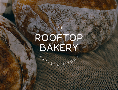 The Rooftop Bakery baker bakery bakery logo cafe cafe logo design logo pastery