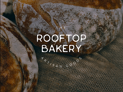 The Rooftop Bakery baker bakery bakery logo cafe cafe logo design logo pastery