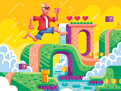 Cover for Conexao Magazine by Raul Aguiar on Dribbble