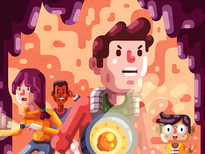 16bit teaser #3 adobe illustrator comics editorial graphic illustration