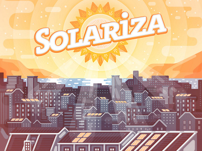 Solariza adobe illustrator apps games graphic illustration