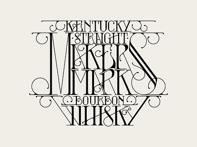 Makers Mark Typography