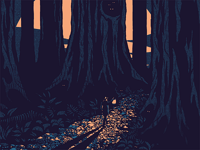 Points if you spot the tiger by Brendan O'Connor on Dribbble