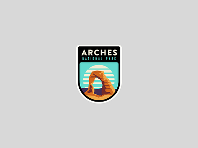 National Park Badges - Arches