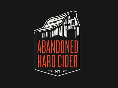 Abandoned Hard Cider branding design graphic identity illustration lettering logo type vector