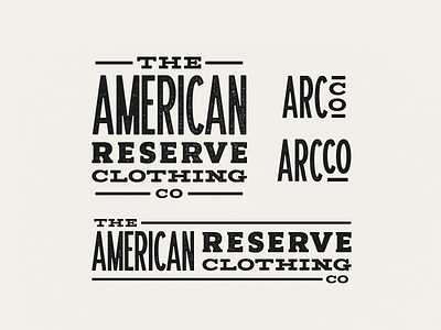 American Reserve branding design graphic identity illustration lettering letterpress logo type vector