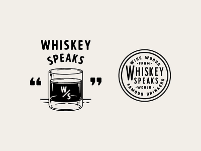 Whiskey Pieces badge branding brewery identity illustration lettering logo type whiskey