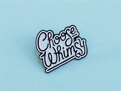 Choose Whimsy branding design identity illustration lettering type typography